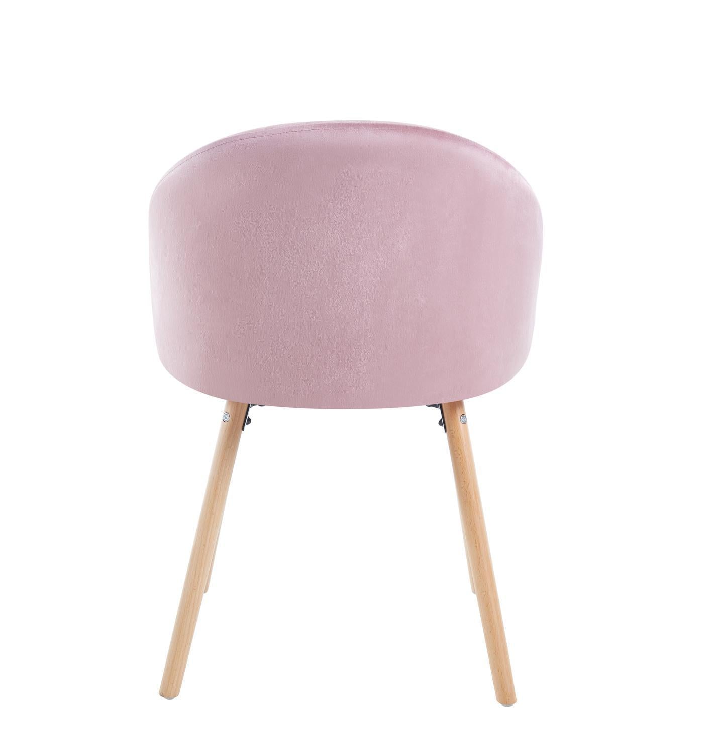 Set 4 Sillas de Comedor Tapizado de Tela