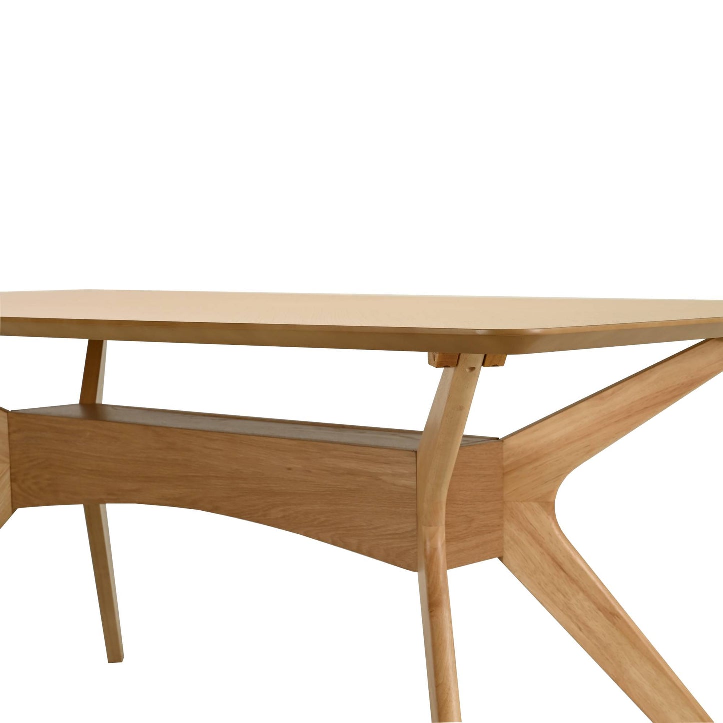 Juego de Comedor Lisboa de Madera con 6 Sillas Tapizadas