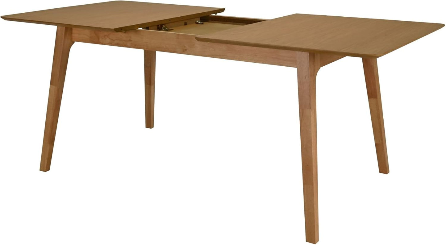 Juego de Comedor Extensible Lima de Madera con 6 Sillas