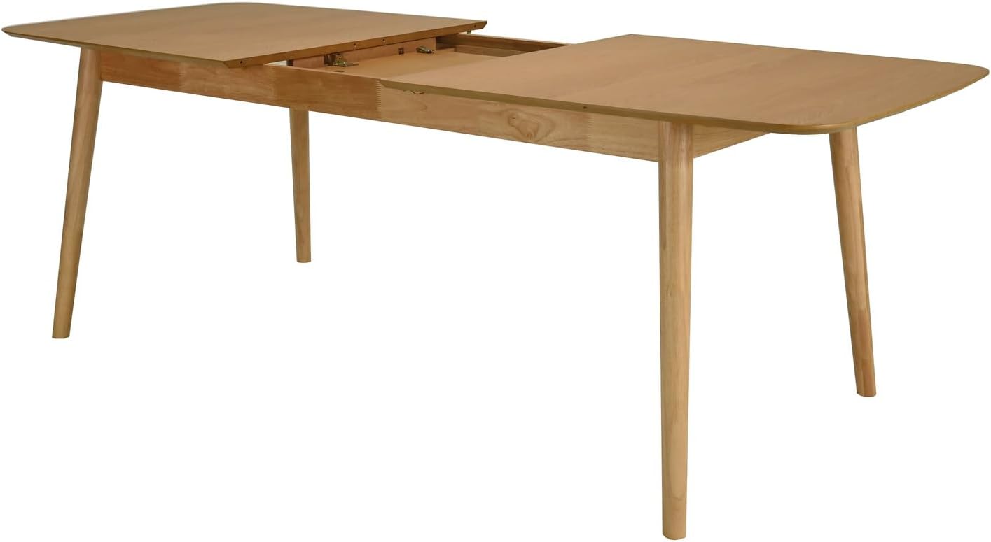 Juego de Comedor Extensible Praga de Madera con 6 Sillas