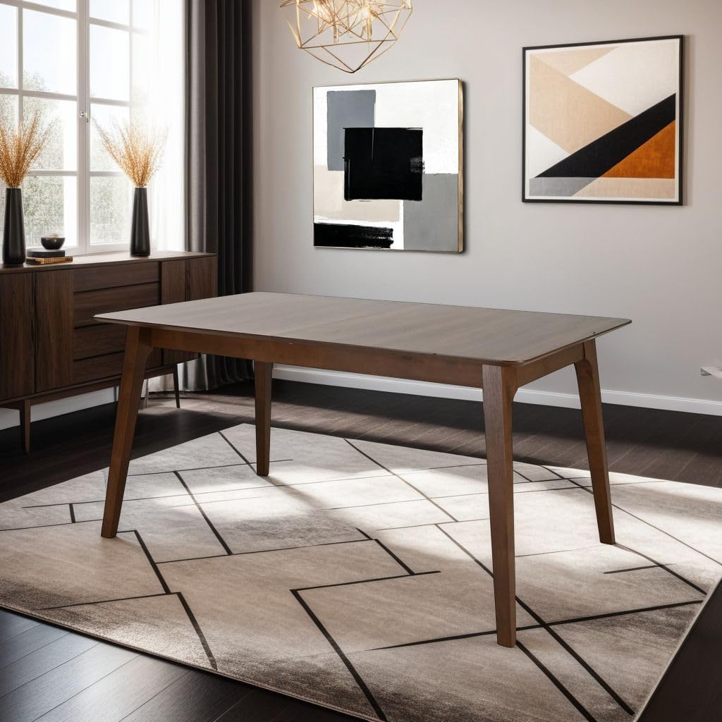 Juego de Comedor Extensible Lima de Madera con 6 Sillas