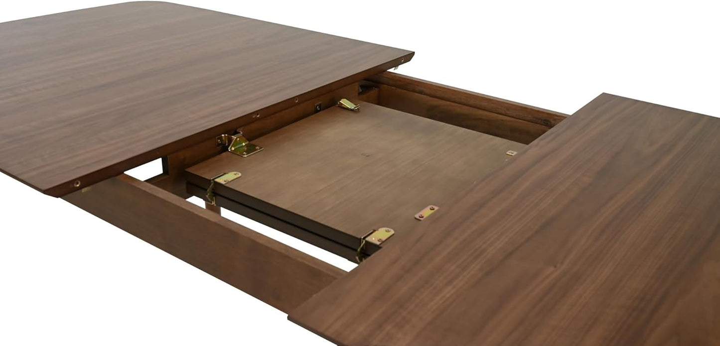 Juego de Comedor Extensible Praga de Madera con 6 Sillas