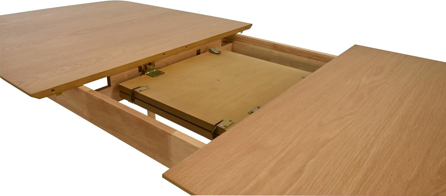 Juego de Comedor Extensible Praga de Madera con 6 Sillas