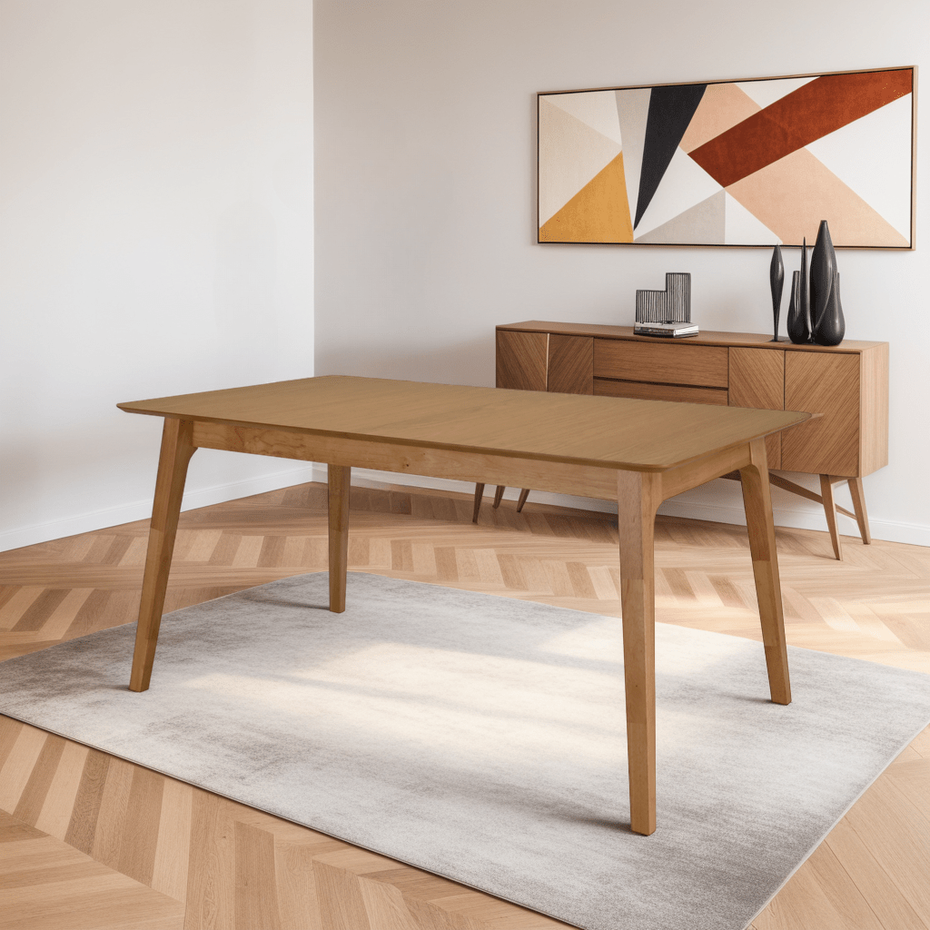 Juego de Comedor Extensible Milan de Madera con 6 Sillas