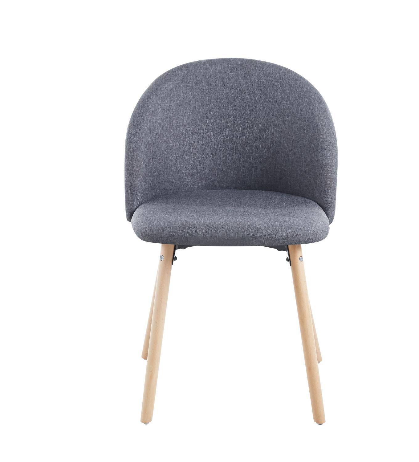 Set 4 Sillas de Comedor Tapizado de Tela