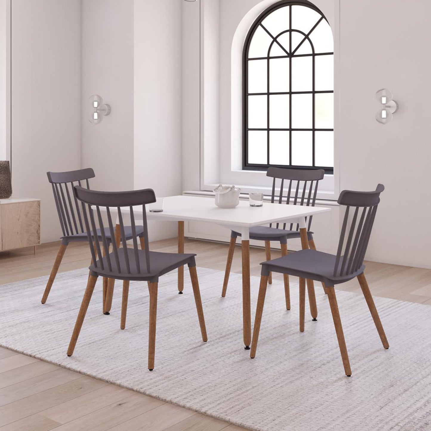 Comedor Rectangular para 4 personas French