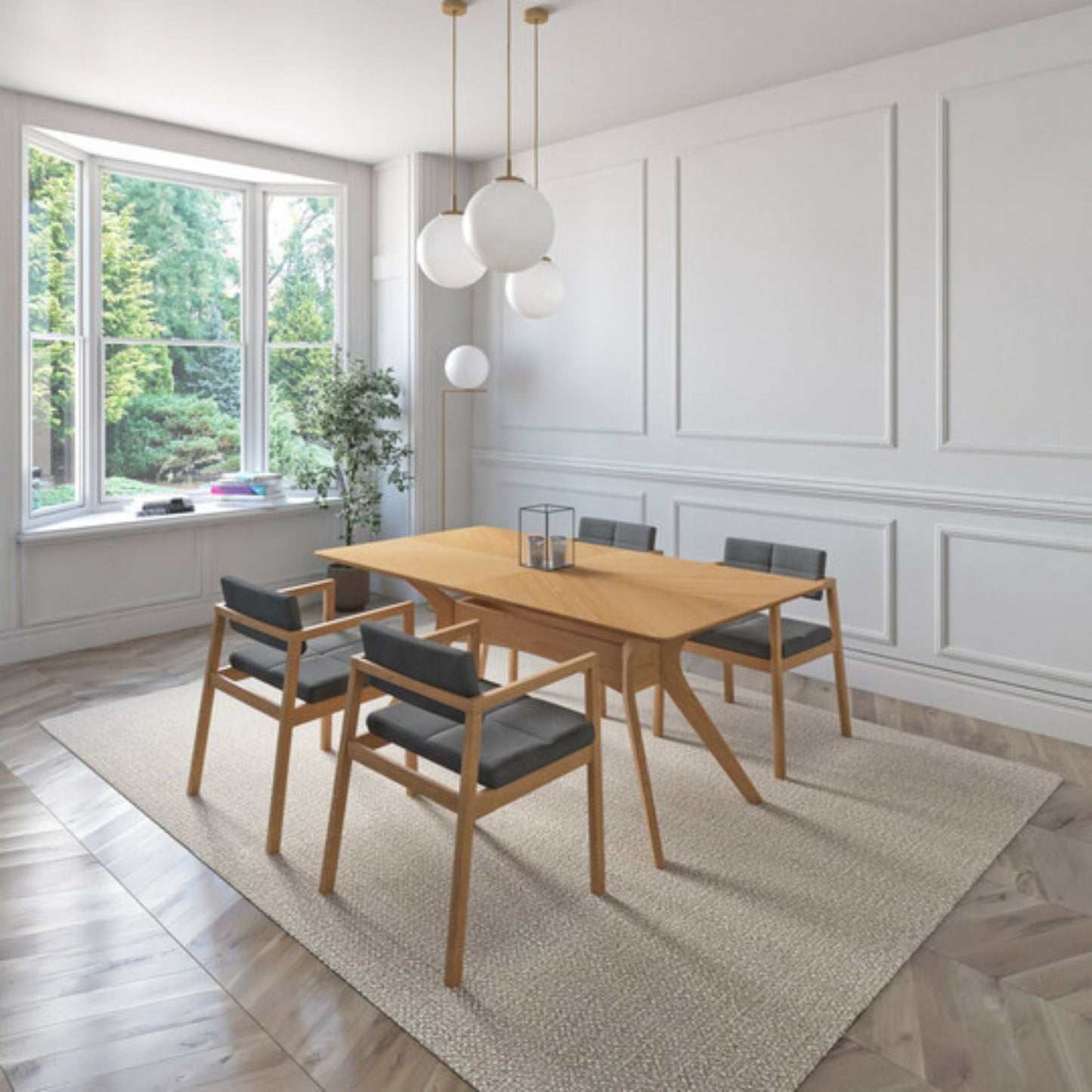 Mesa de Comedor Dixon de Madera