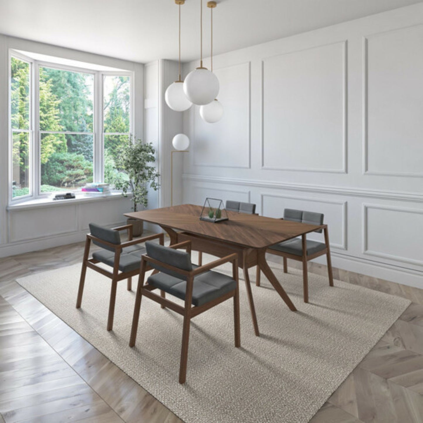 Mesa de Comedor Dixon de Madera