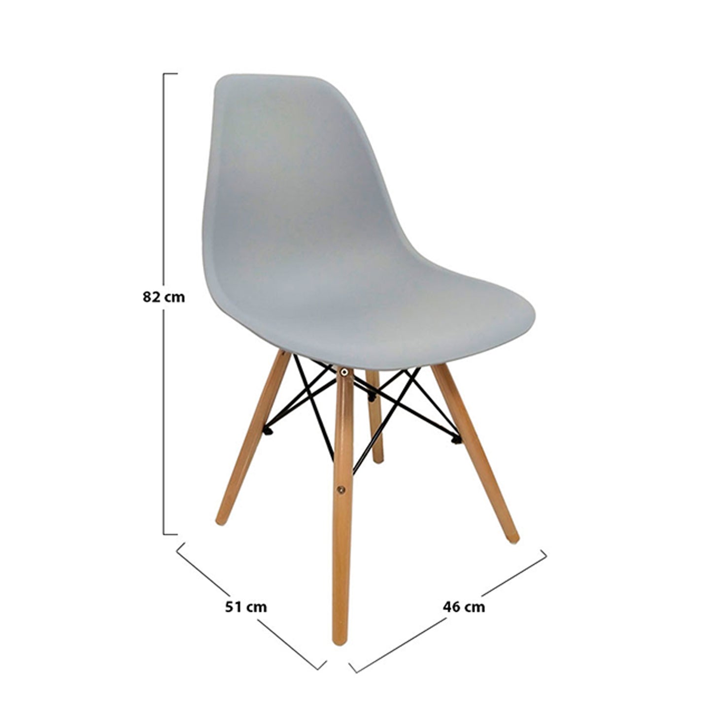 4 Sillas de Comedor Eames