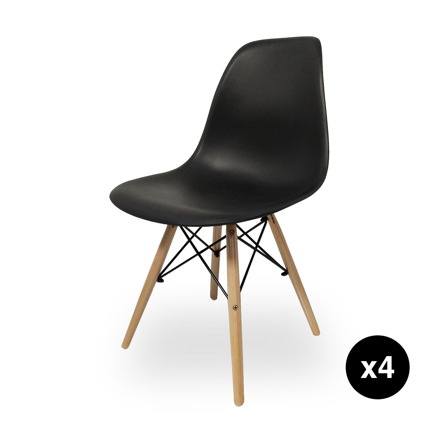 4 Sillas de Comedor Eames