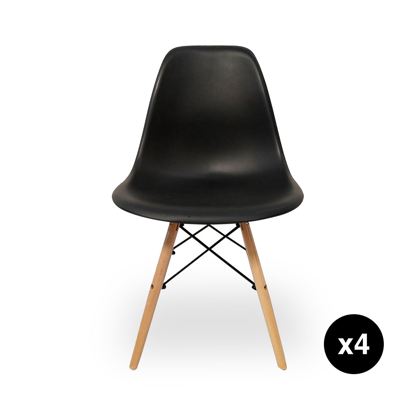 4 Sillas de Comedor Eames