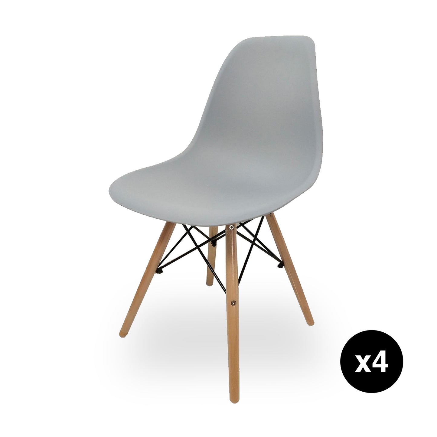 4 Sillas de Comedor Eames
