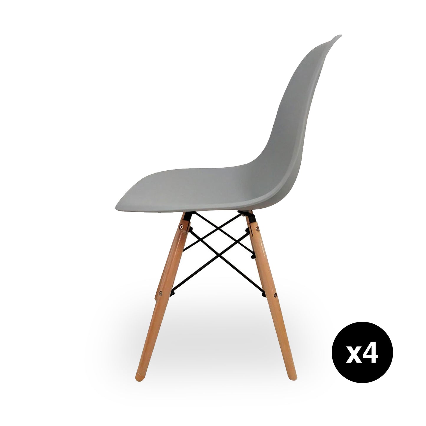 4 Sillas de Comedor Eames
