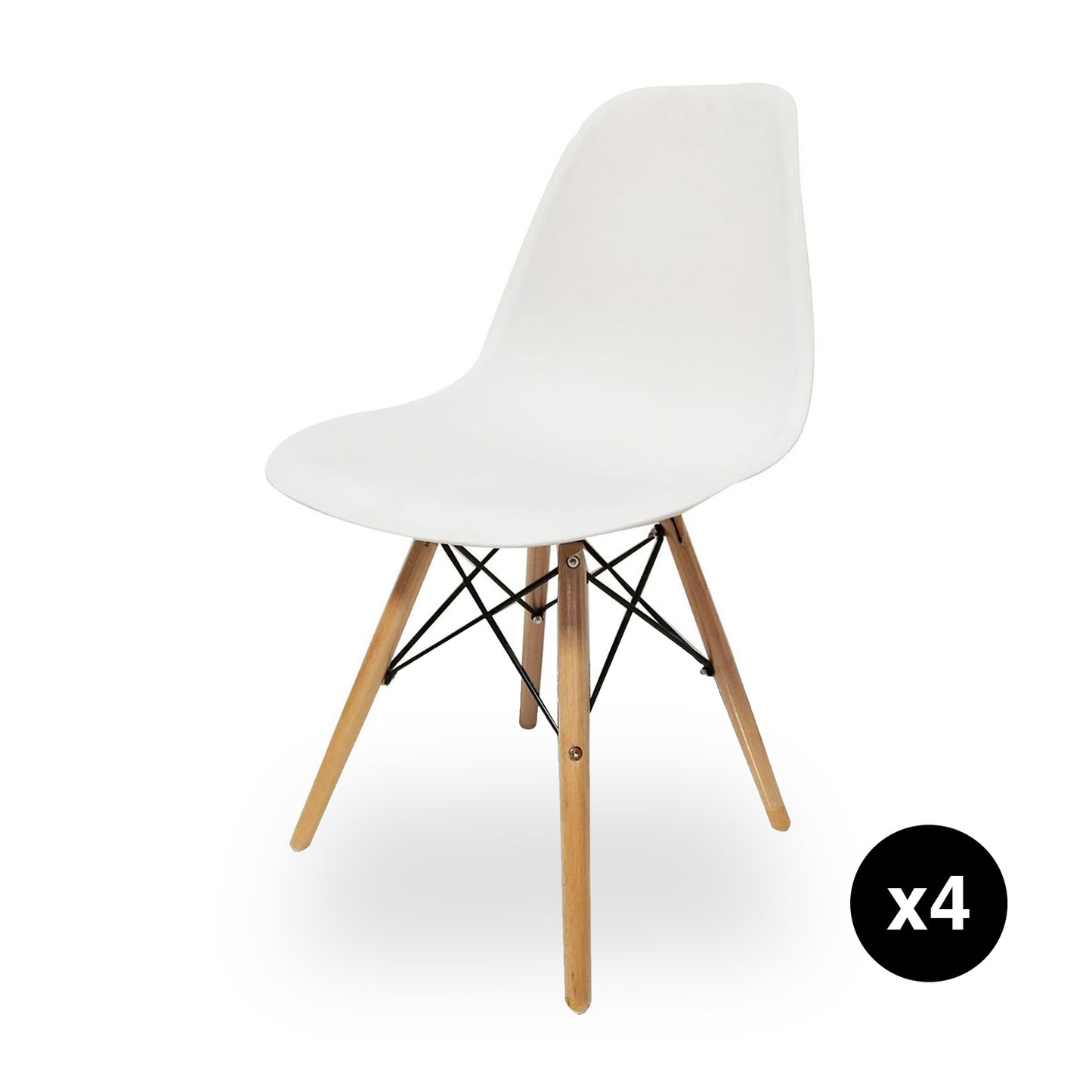 4 Sillas de Comedor Eames