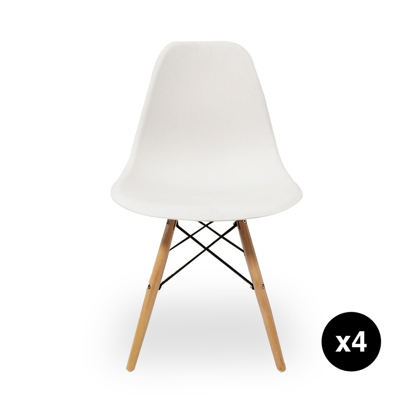 4 Sillas de Comedor Eames