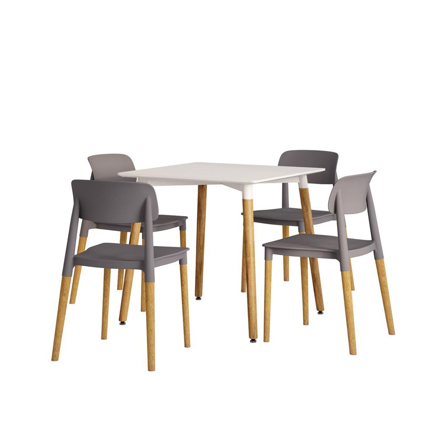 Comedor cuadrado para 4 personas Estocolmo