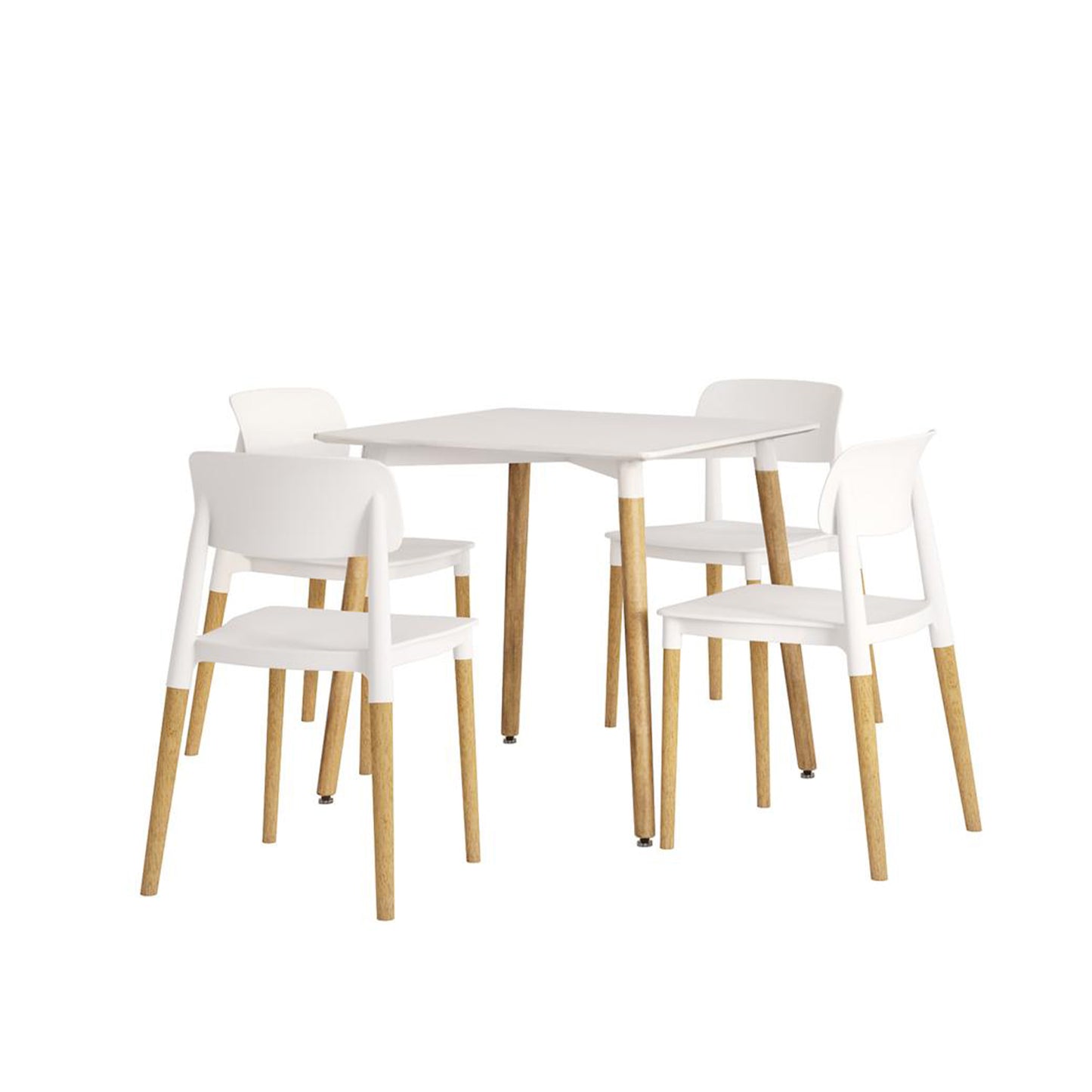 Comedor cuadrado para 4 personas Estocolmo