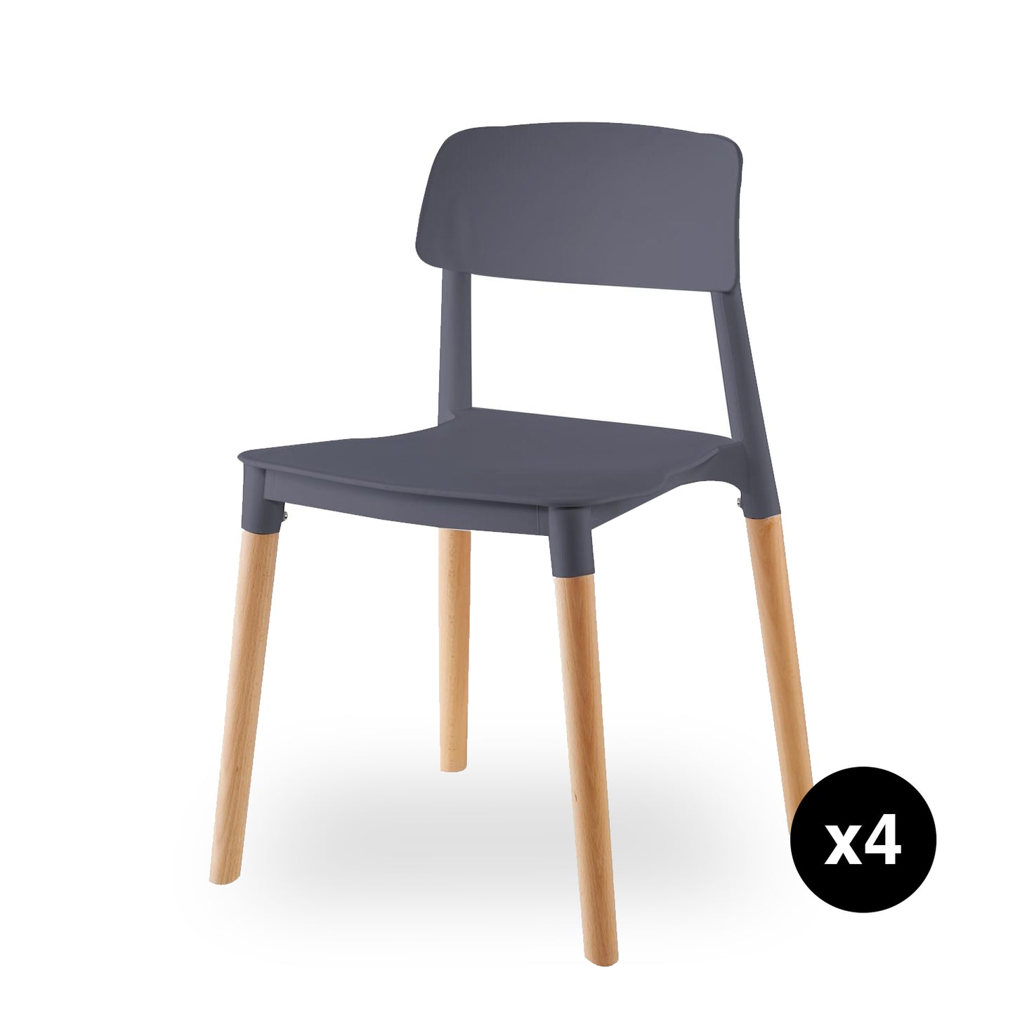 4 Sillas Eames de comedor Estocolmo