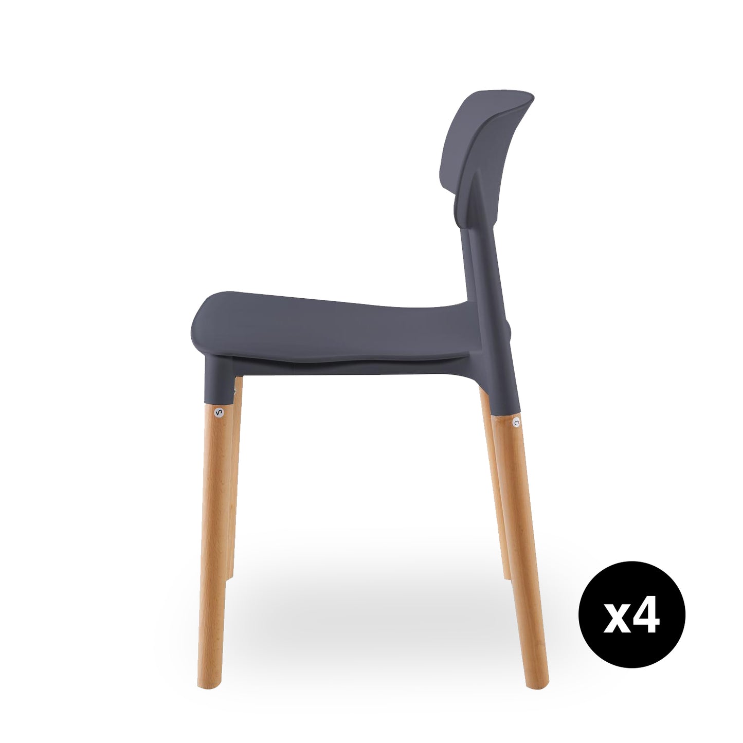 4 Sillas Eames de comedor Estocolmo