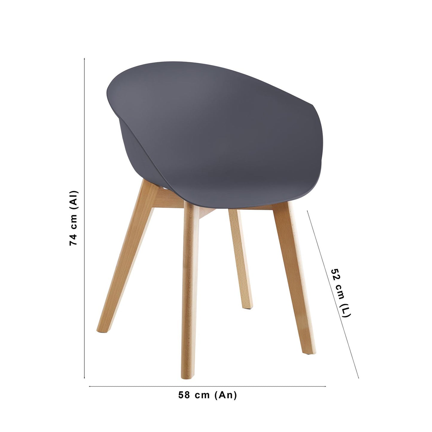 4 Sillas de comedor Genova