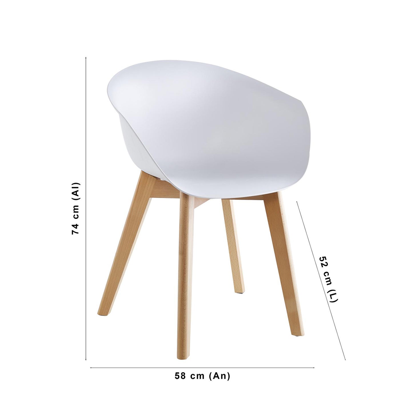 Comedor Genova Rectangular para 4 personas