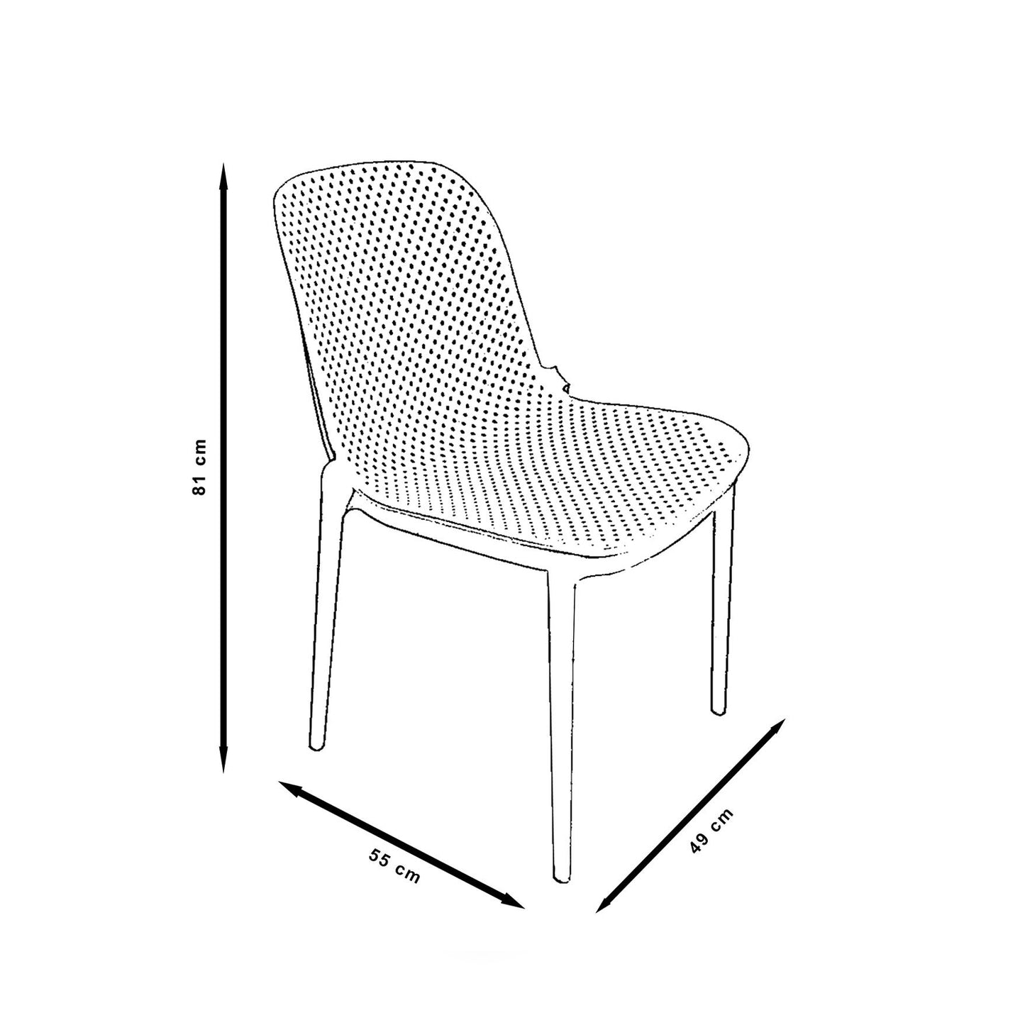 Comedor cuadrado para 4 personas Modena