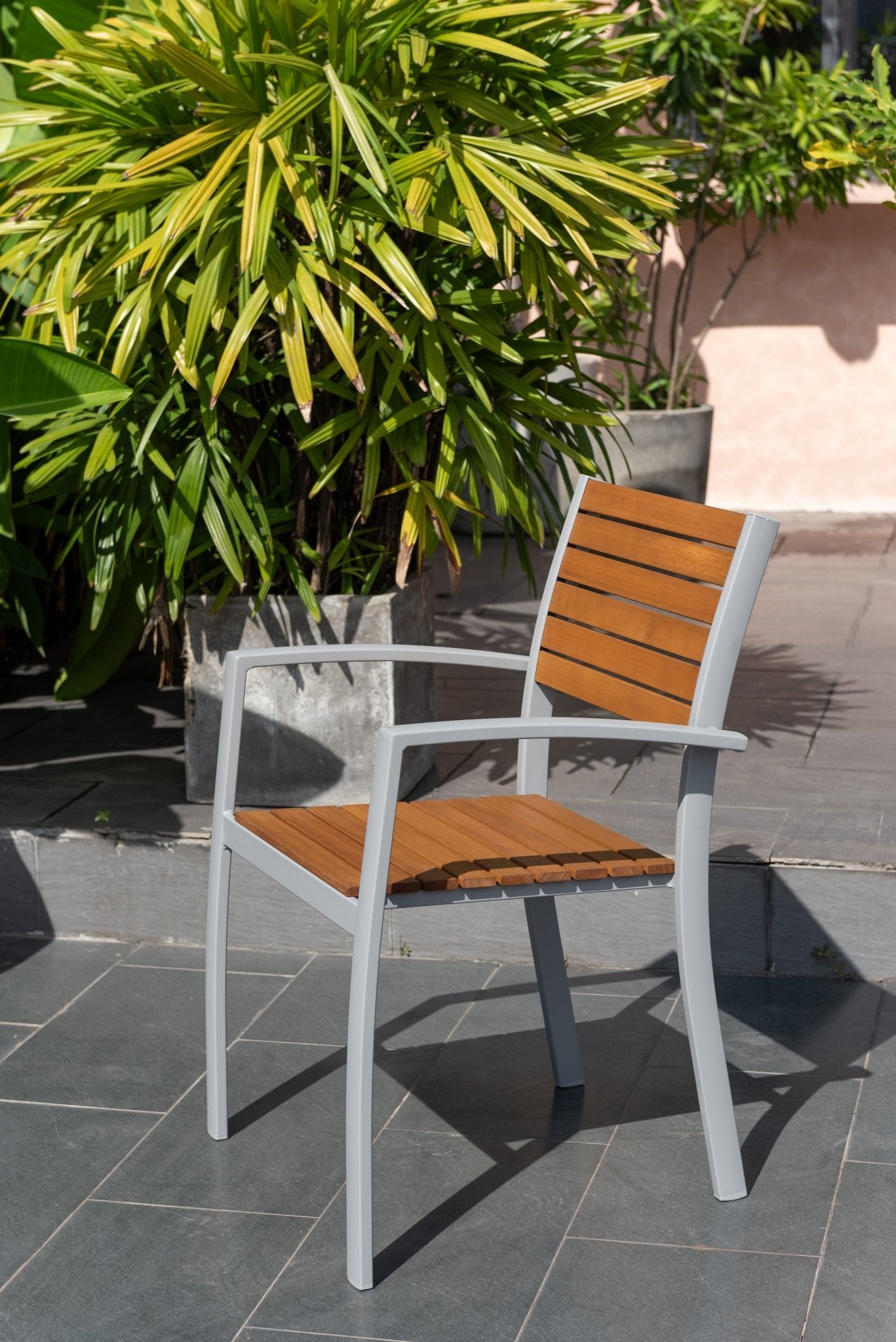 Set 2 Sillas Barcelona para Jardin y Exterior
