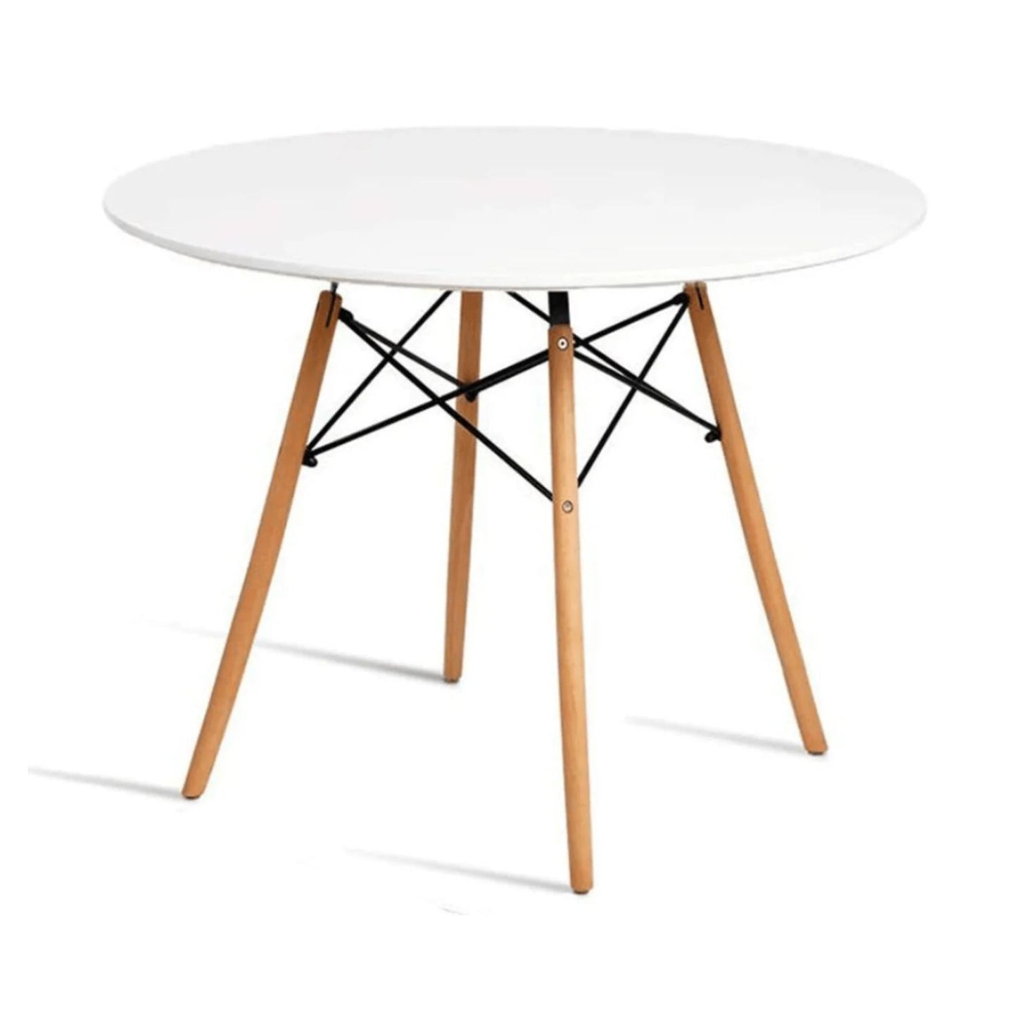 Mesa de Comedor Redonda Minimalista y Moderna.