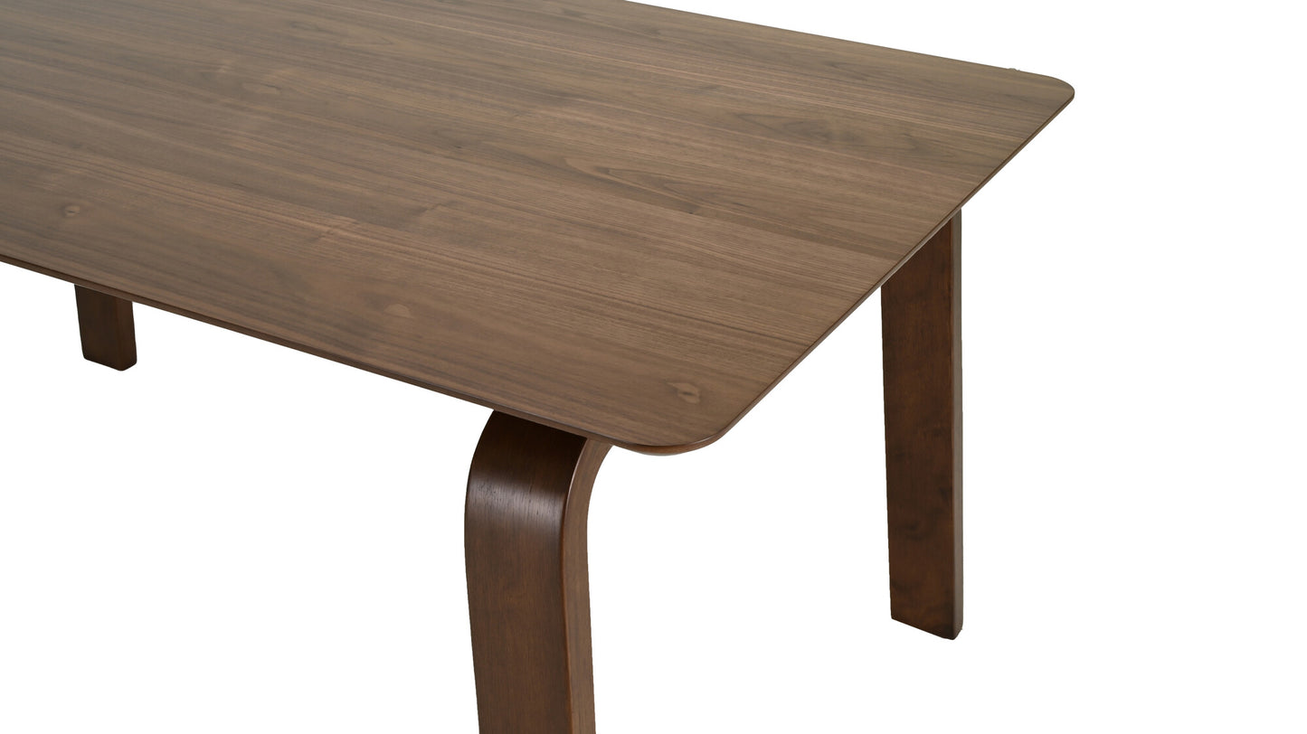 Juego de Comedor Bahia de Madera con 4 Sillas Tapizadas