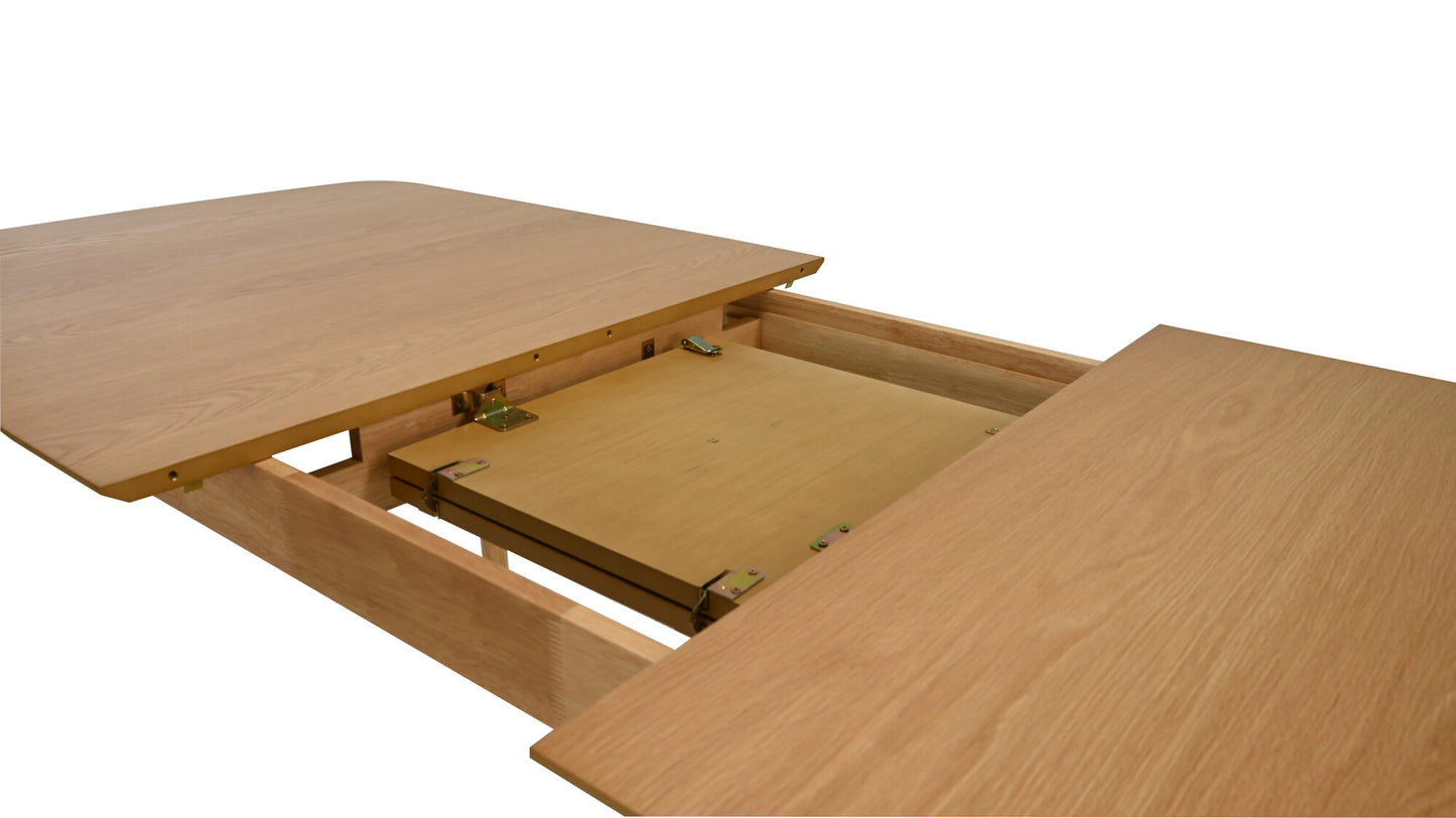 Juego de Comedor Extensible Rio de Madera con 4 Sillas