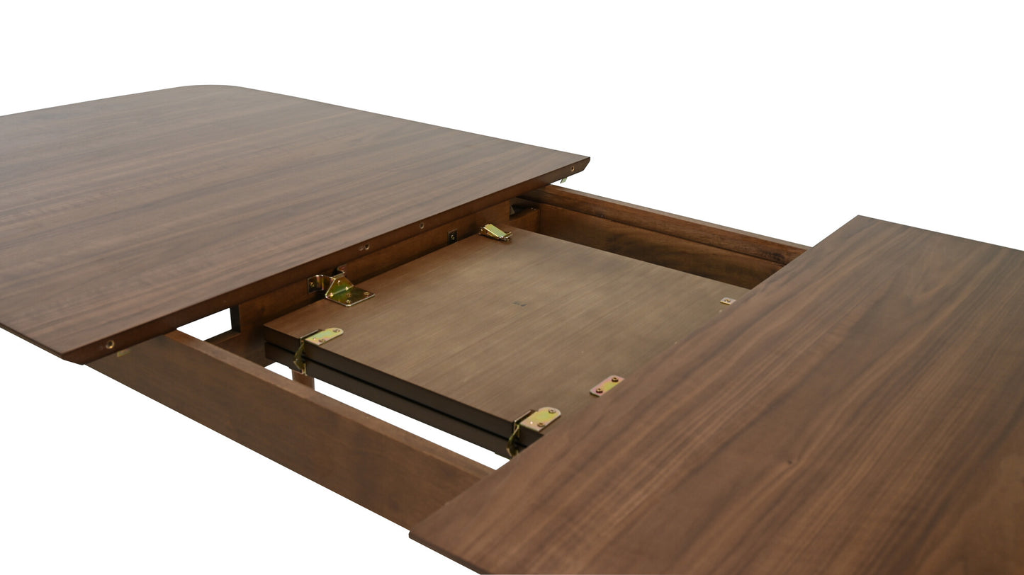 Juego de Comedor Extensible Rio de Madera con 6 Sillas