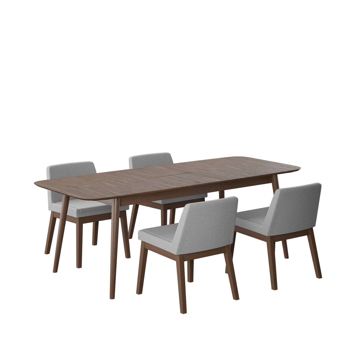 Juego de Comedor Extensible Cali de Madera con 4 Sillas