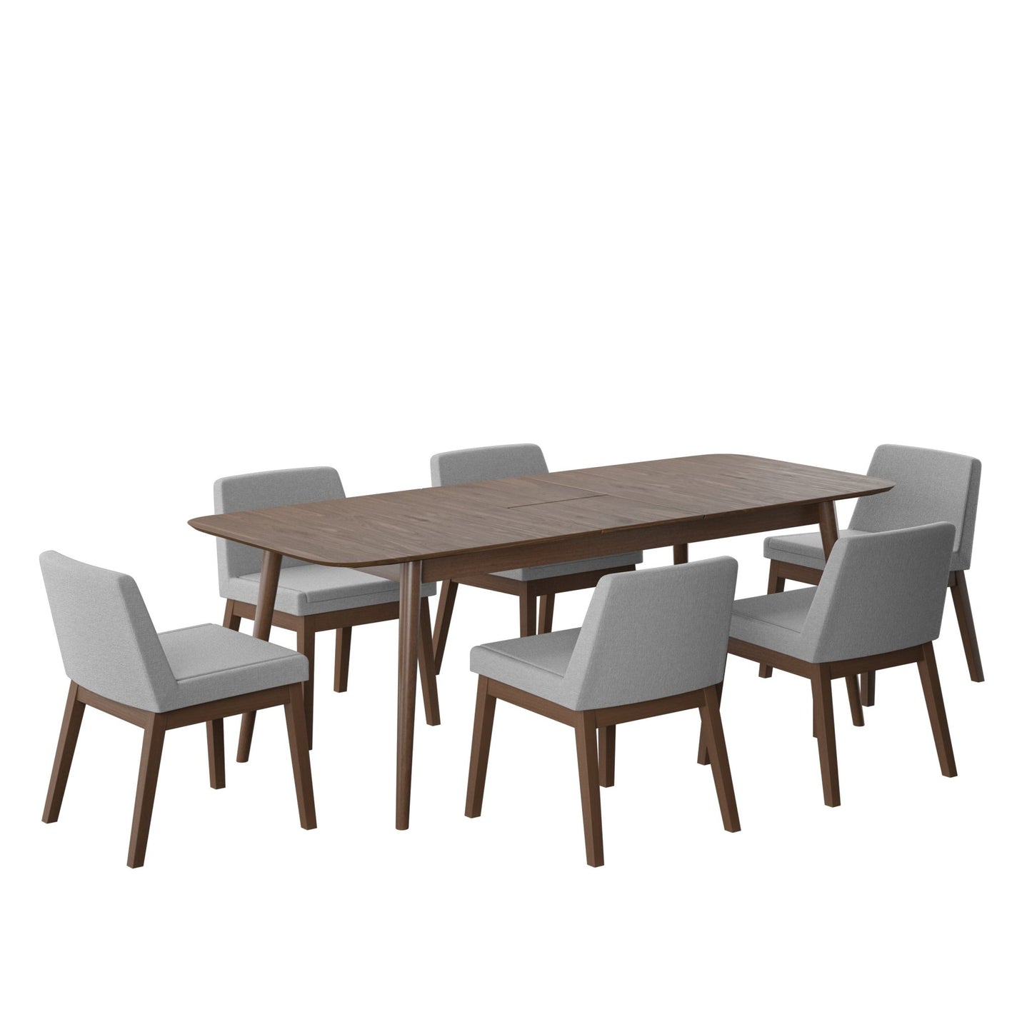 Juego de Comedor Extensible Cali de Madera con 6 Sillas