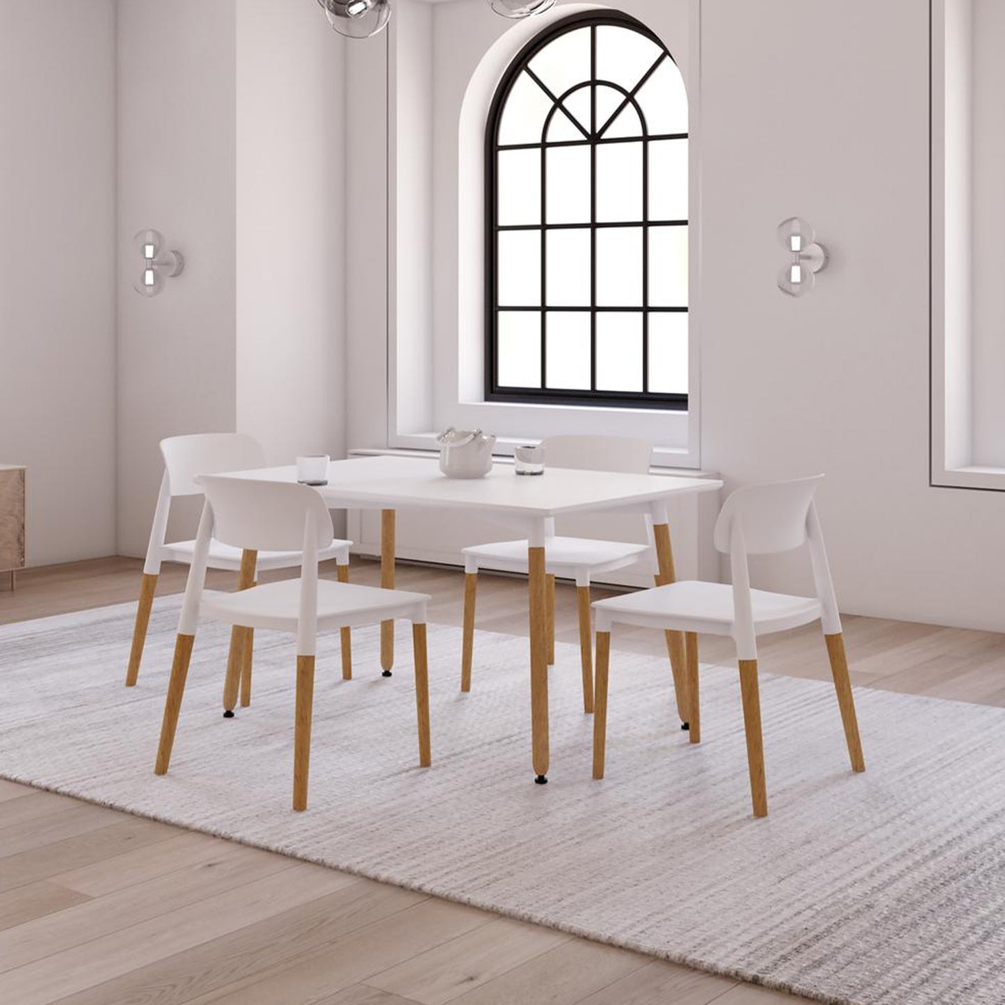 Comedor Rectangular para 4 personas Estocolmo