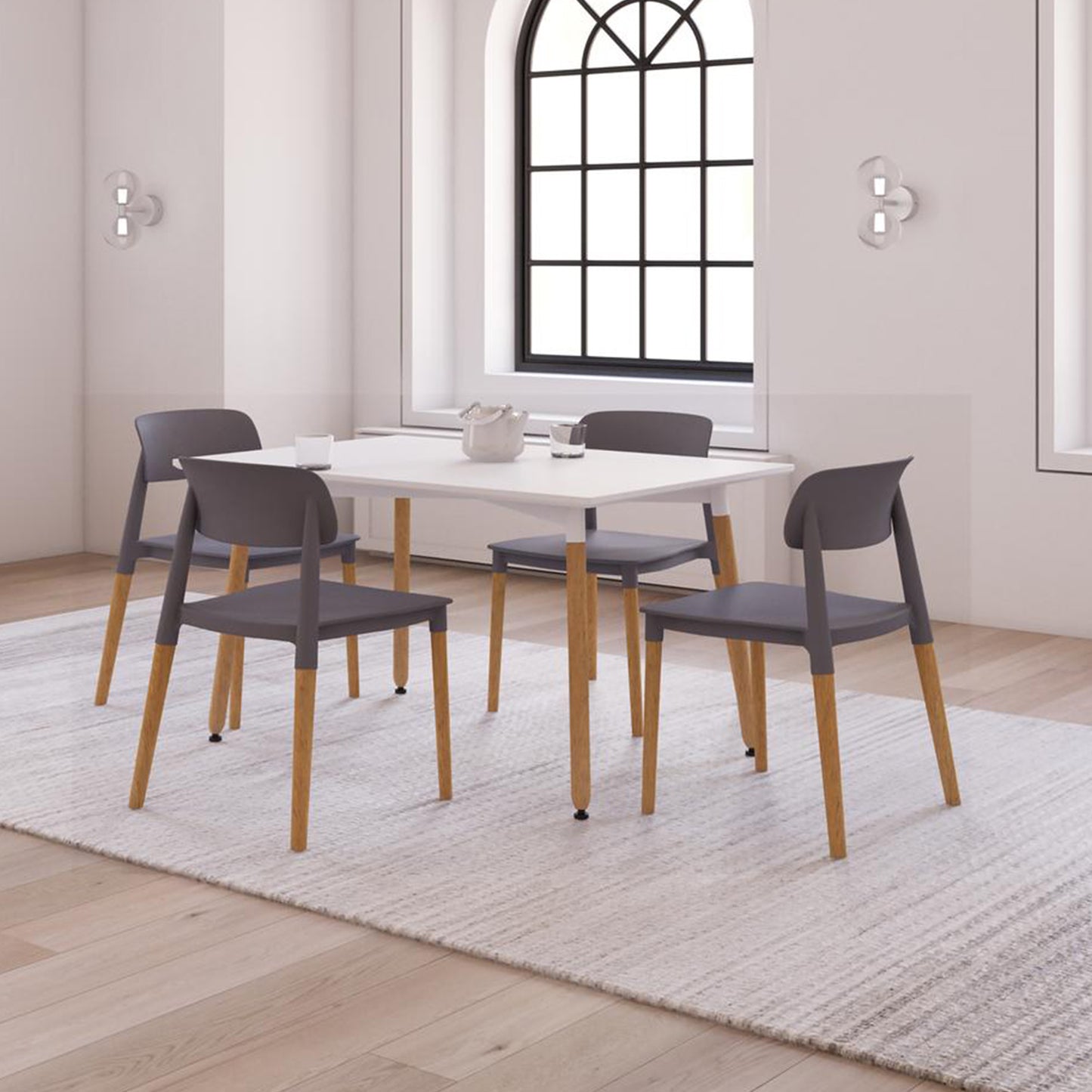 Comedor Rectangular para 4 personas Estocolmo