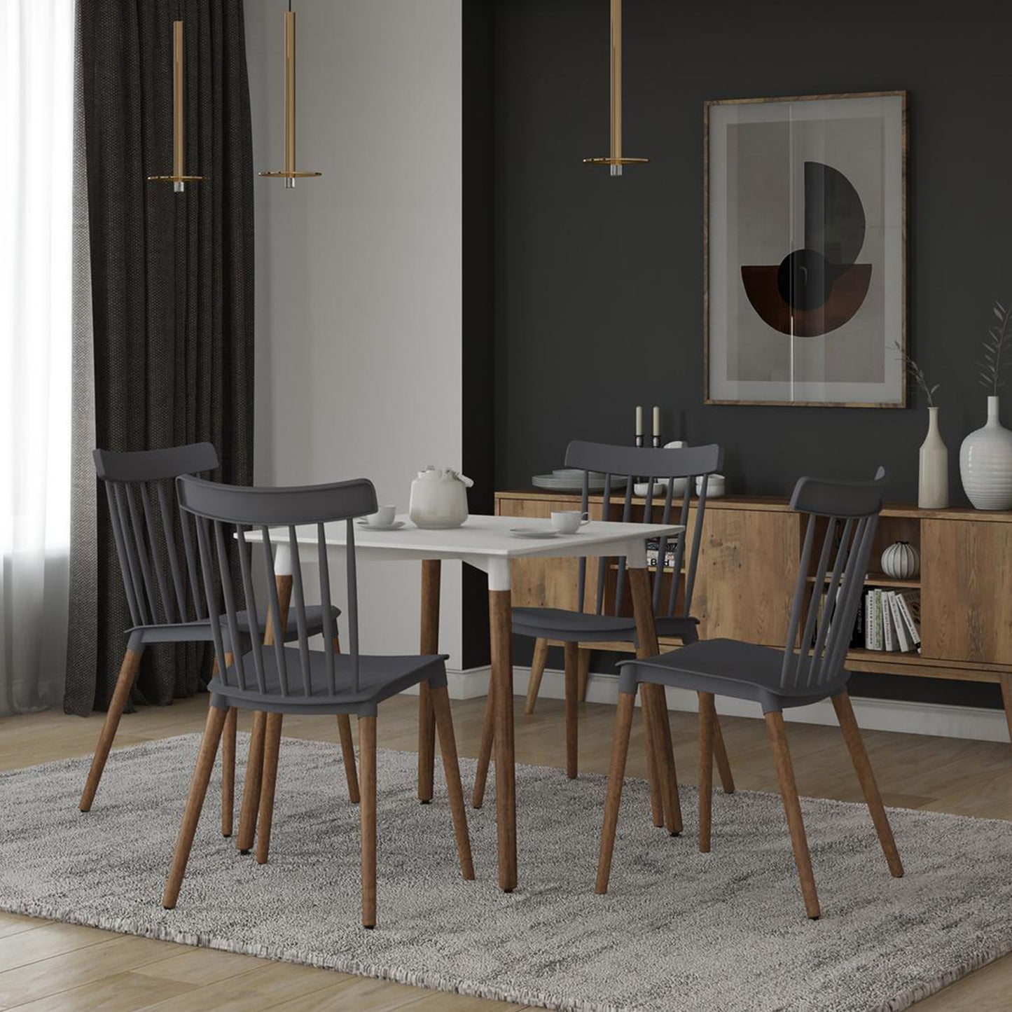 Comedor Cuadrado Para