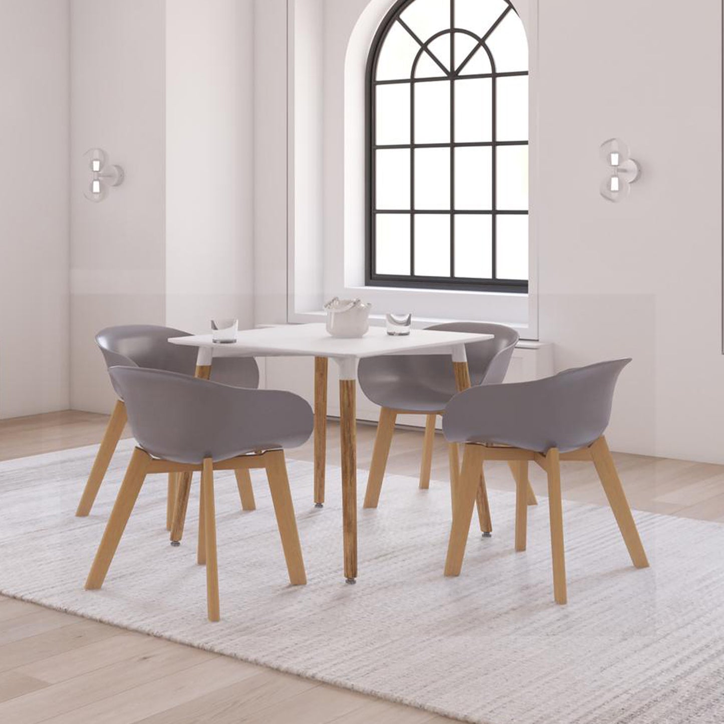 Comedor cuadrada para 4 personas Genova