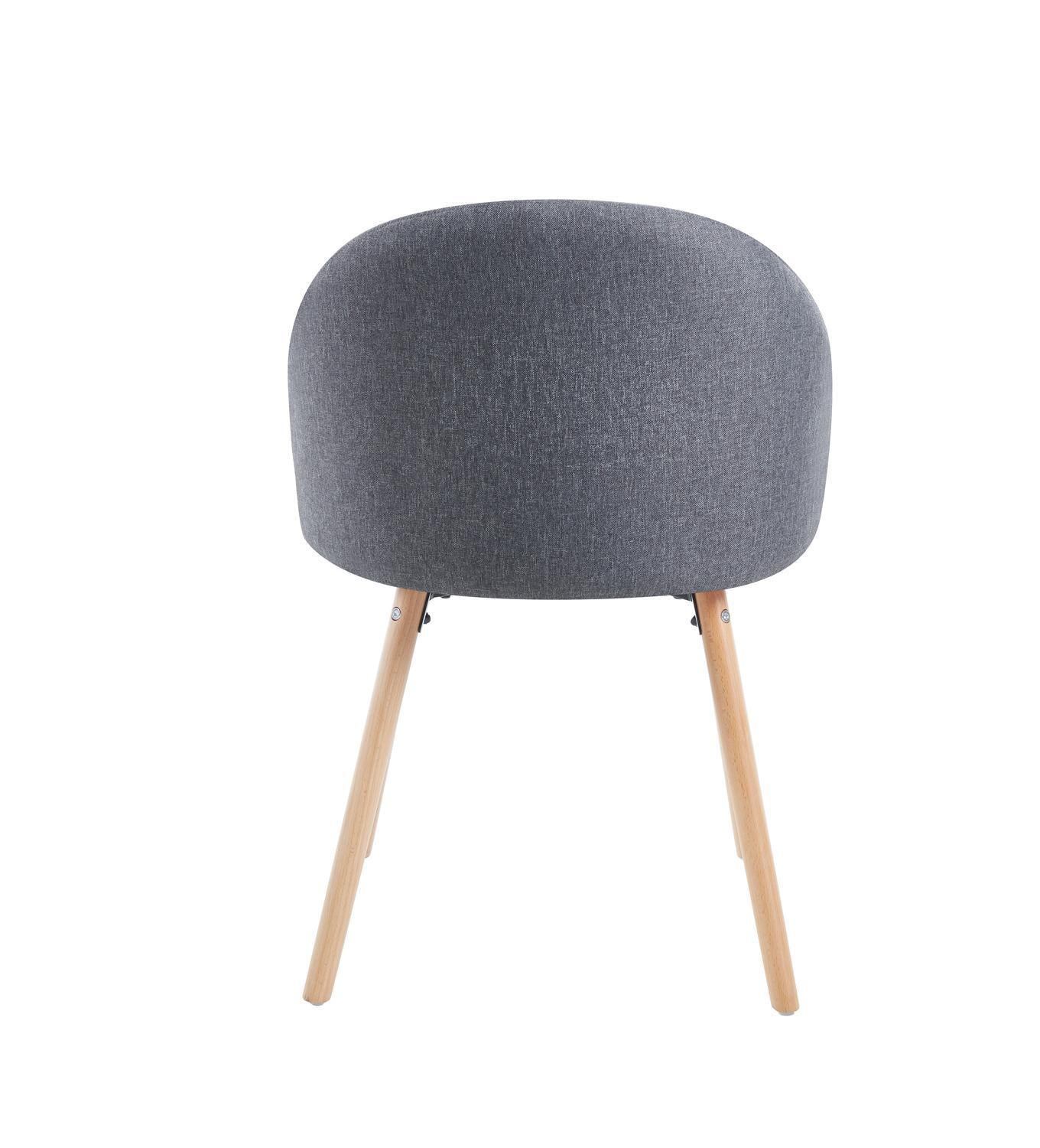 Set 4 Sillas de Comedor Tapizado de Tela