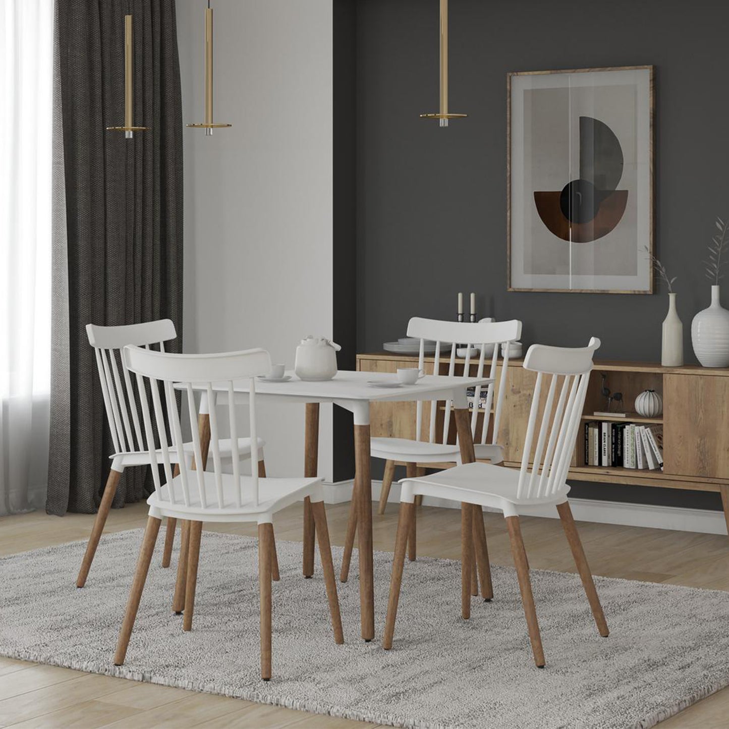 Comedor Cuadrado Para