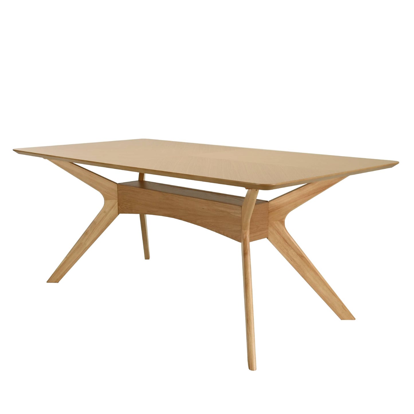 Juego de Comedor Capri de Madera con 6 Sillas Tapizadas