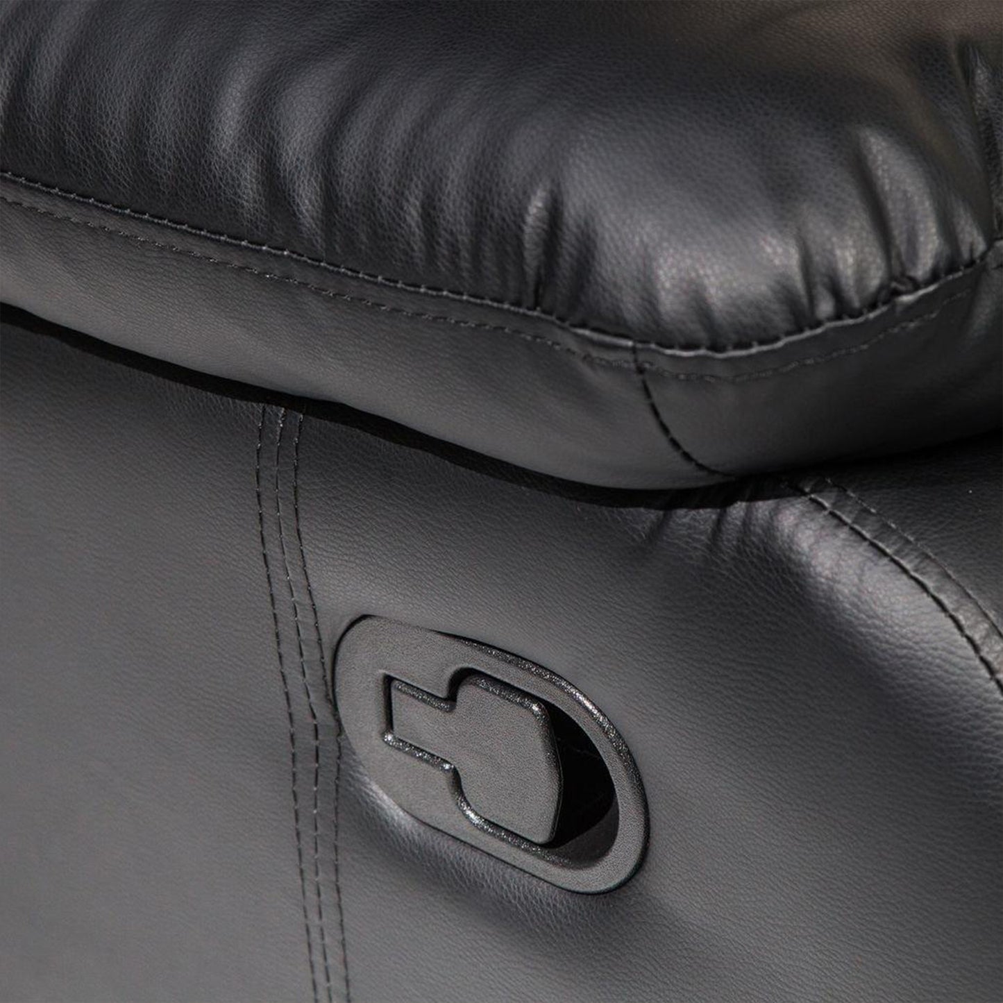 Sillon Reposet Reclinable Individual Tapizado en Simil Cuero