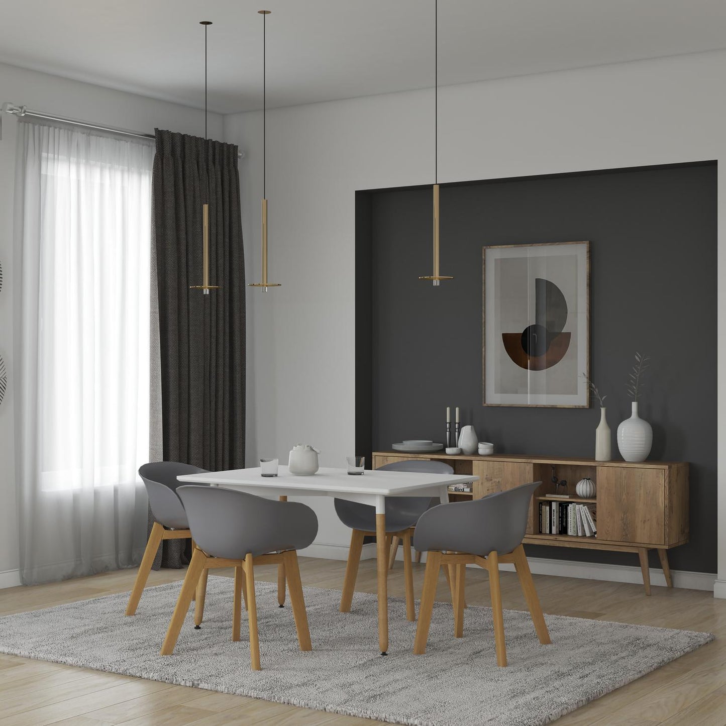 Comedor Genova Rectangular para 4 personas