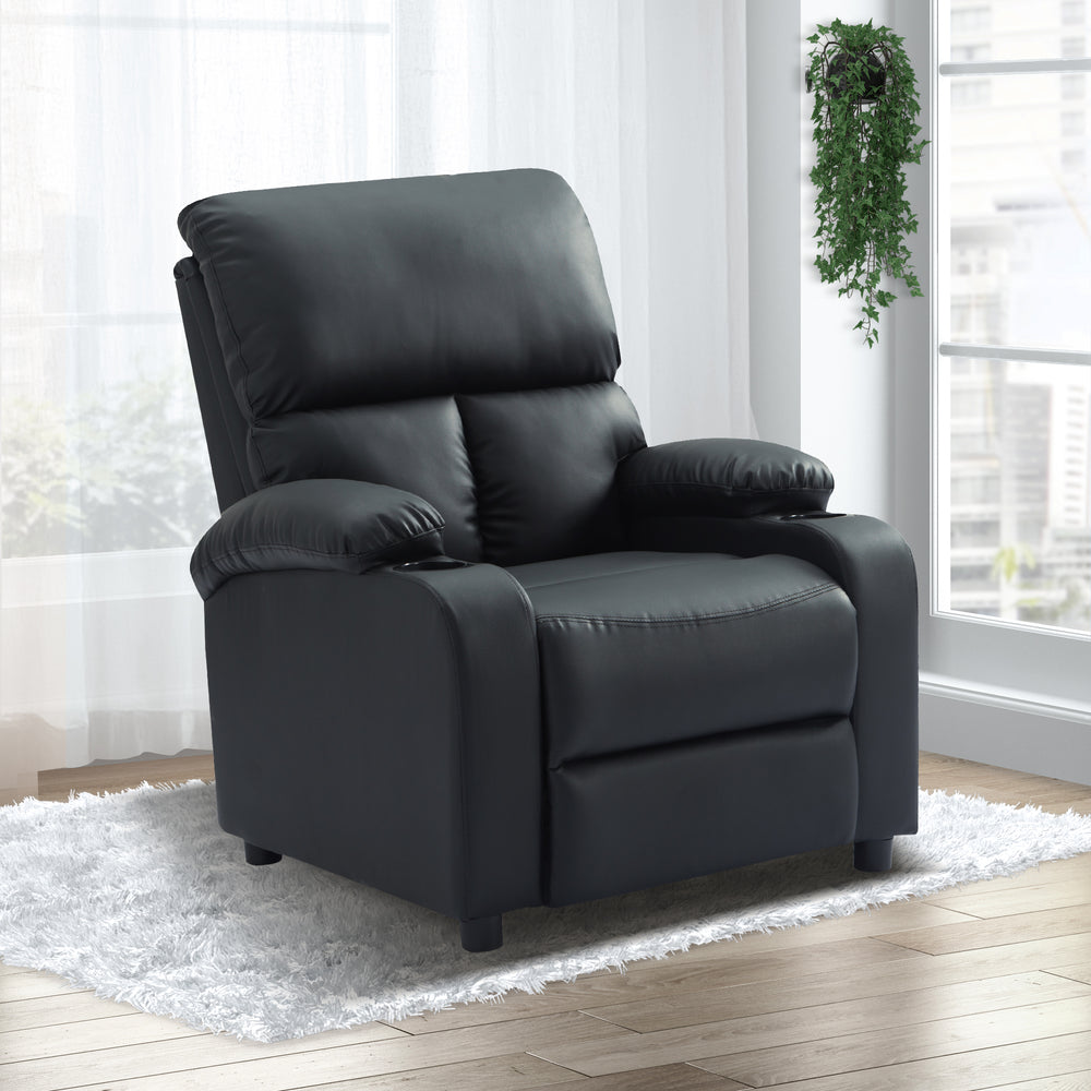 
                      
                        Sillon Reposet Reclinable Individual Tapizado en Simil Cuero
                      
                    