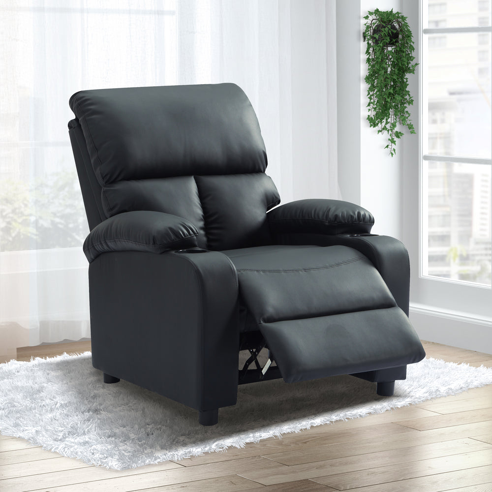 
                      
                        Sillon Reposet Reclinable Individual Tapizado en Simil Cuero
                      
                    