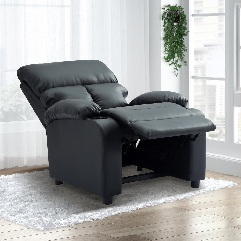 
                      
                        Sillon Reposet Reclinable Individual Tapizado en Simil Cuero
                      
                    