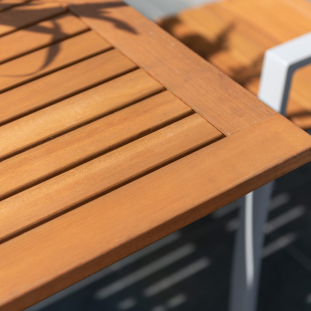 
                      
                        Comedor Barcelona de Exterior Extensible con 8 Sillas de Madera y Aluminio
                      
                    
