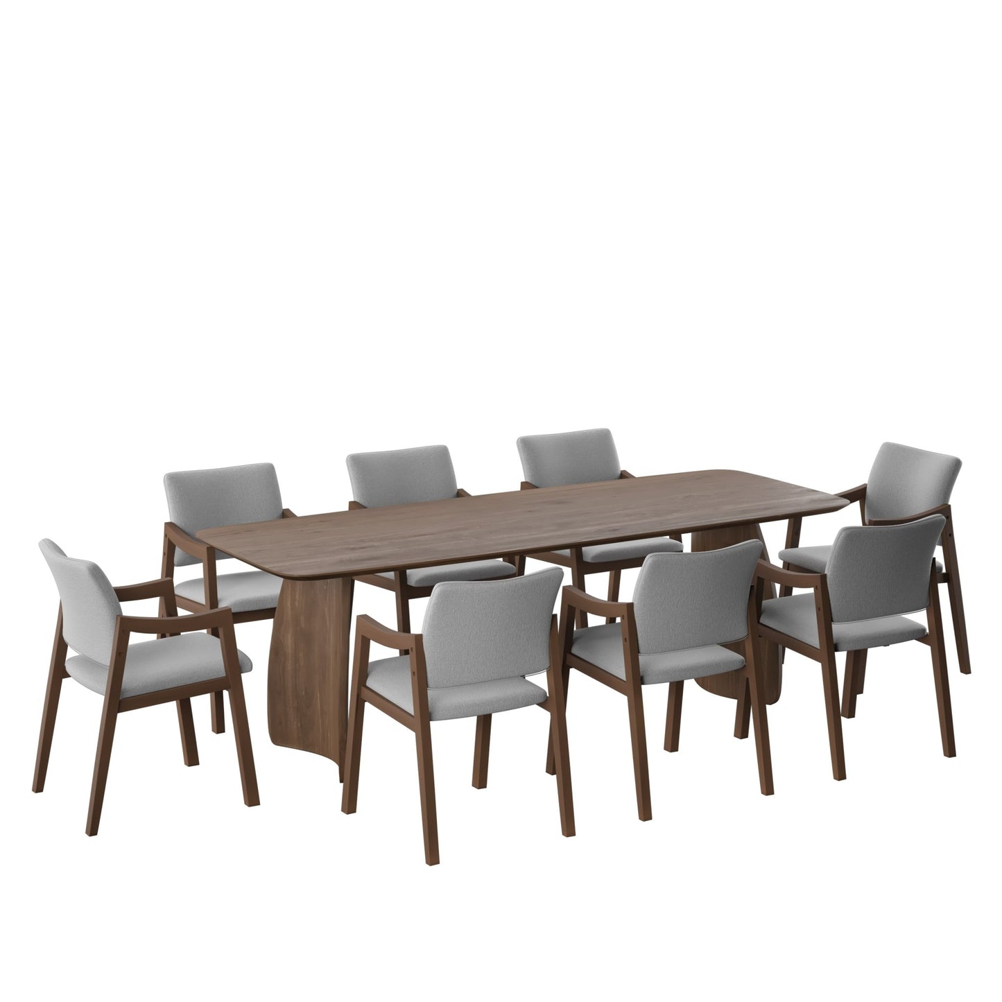 Juego de Comedor Dakar de Madera para 8 Personas