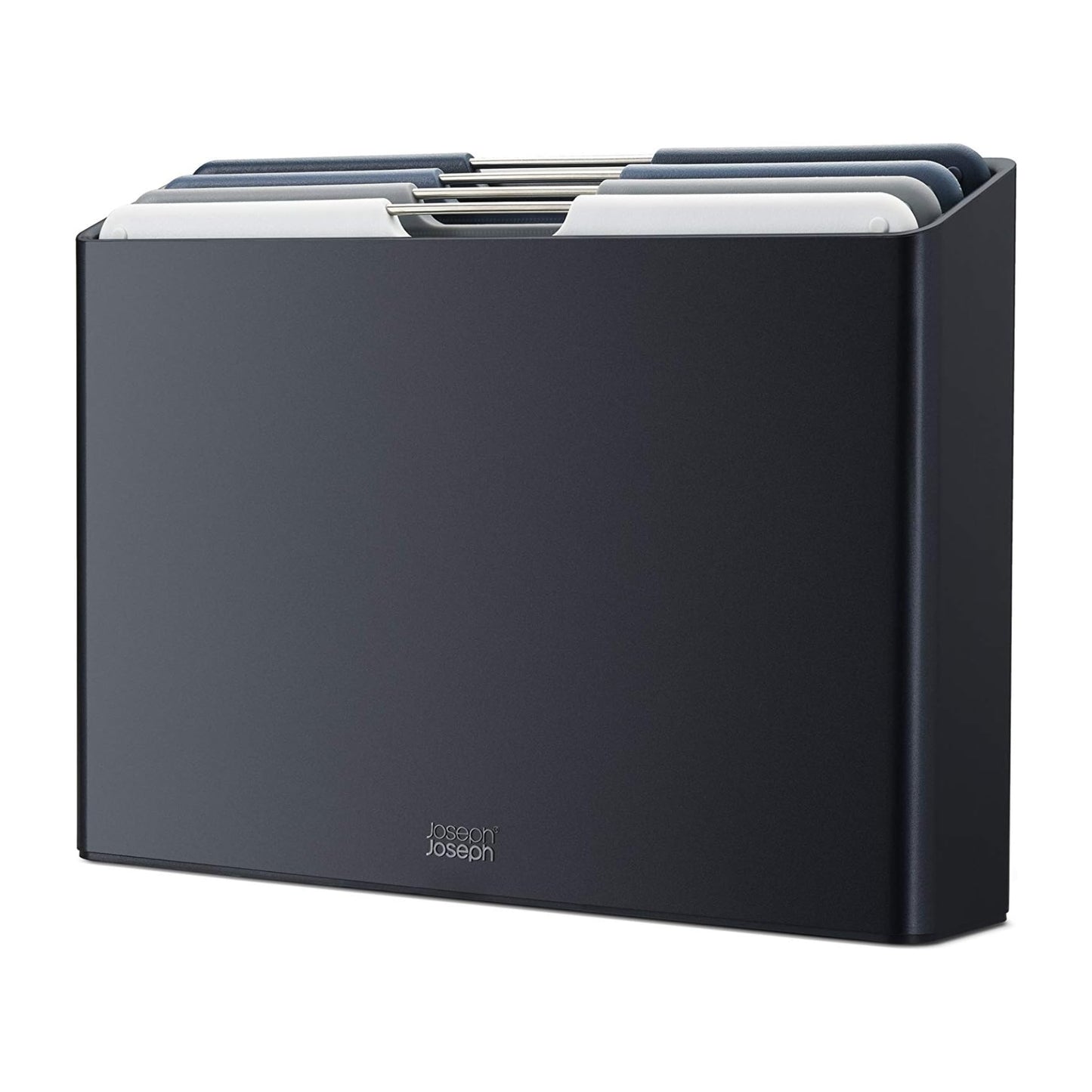 Set 4 Tablas de Cortar Folio para Cocina Con Soporte Gris Oscuro