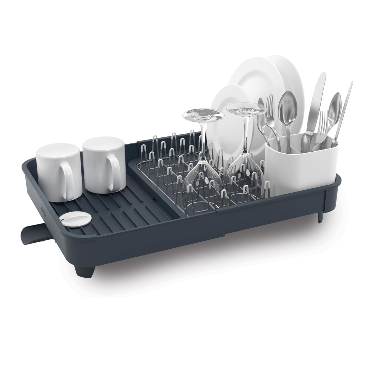 Escurridor de Platos y Trastes Expandible con Drenaje