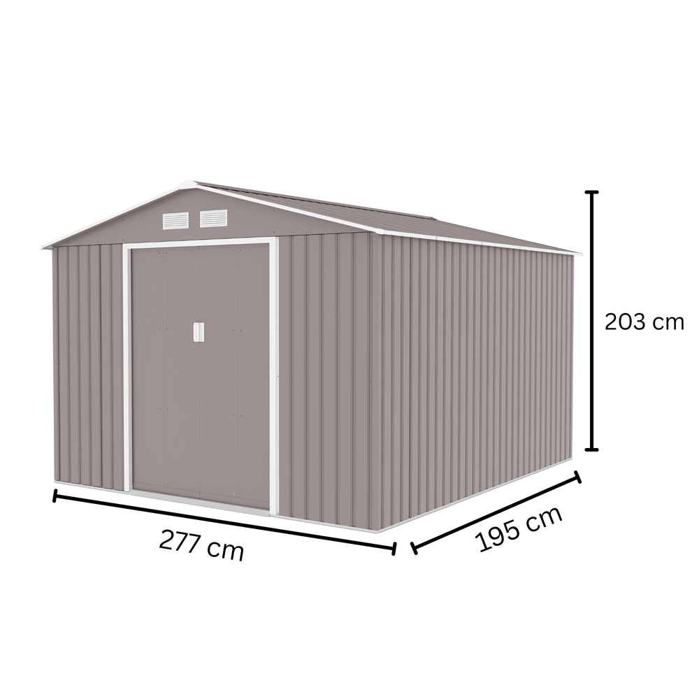 
                      
                        Bodega Cobertizo Exterior Ultra de Metal 277 x 195 x 203 cm
                      
                    
